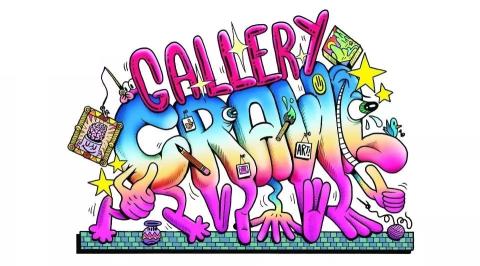 Gallery Crawl logo no AUArts