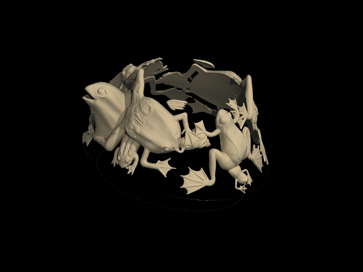 Susan Shantz. Frog Crown (2012). Rendering. Image courtesy the artist. Susan Shantz. Frog Crown (2012). Rendering. Image courtesy the artist.