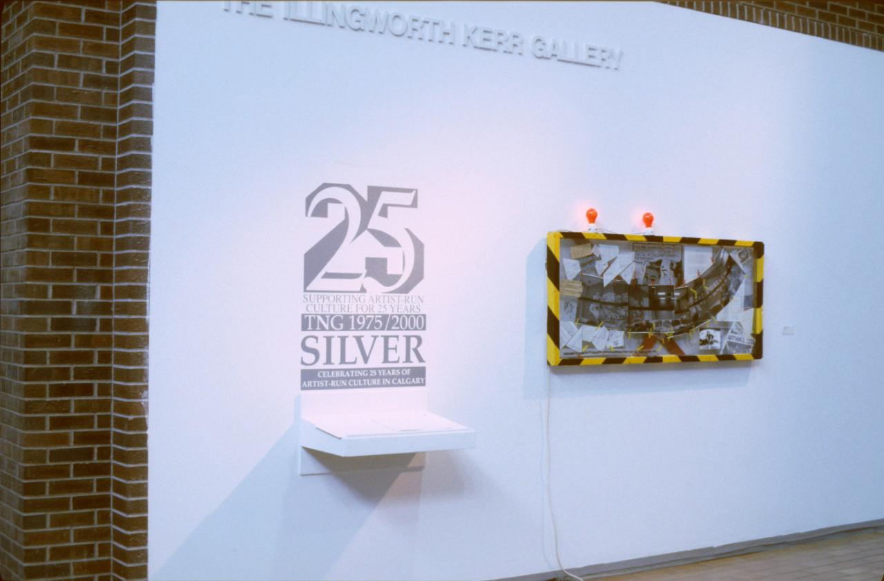 SILVER, title wall, 2000 