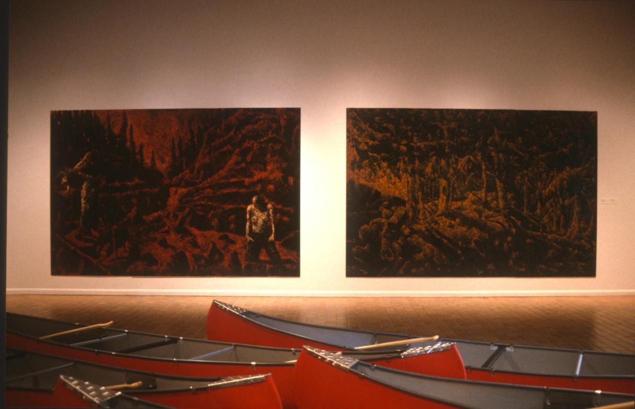 The Alberta Biennial of Contemporary Art, installation view, 2000.