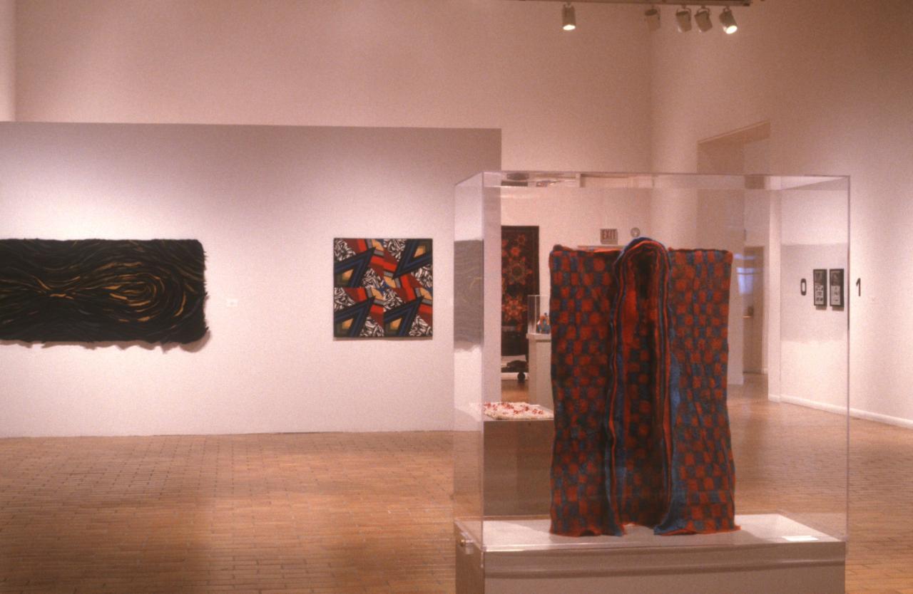 Textiles from the Collection of the Alberta Foundation for the Arts, installation view, 2001.