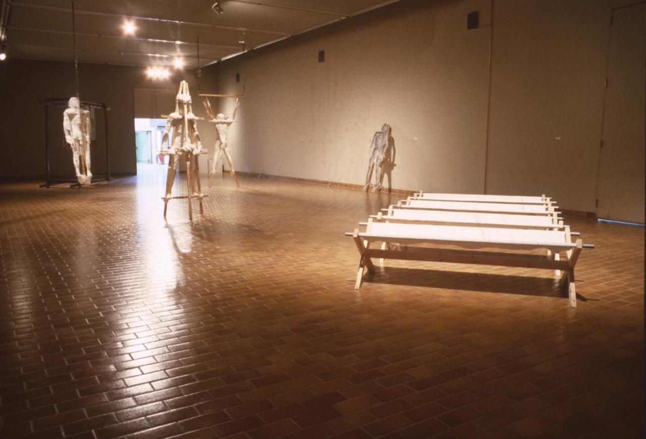 Colette Whiten, installation view, 1981. Colette Whiten, installation view, 1981.