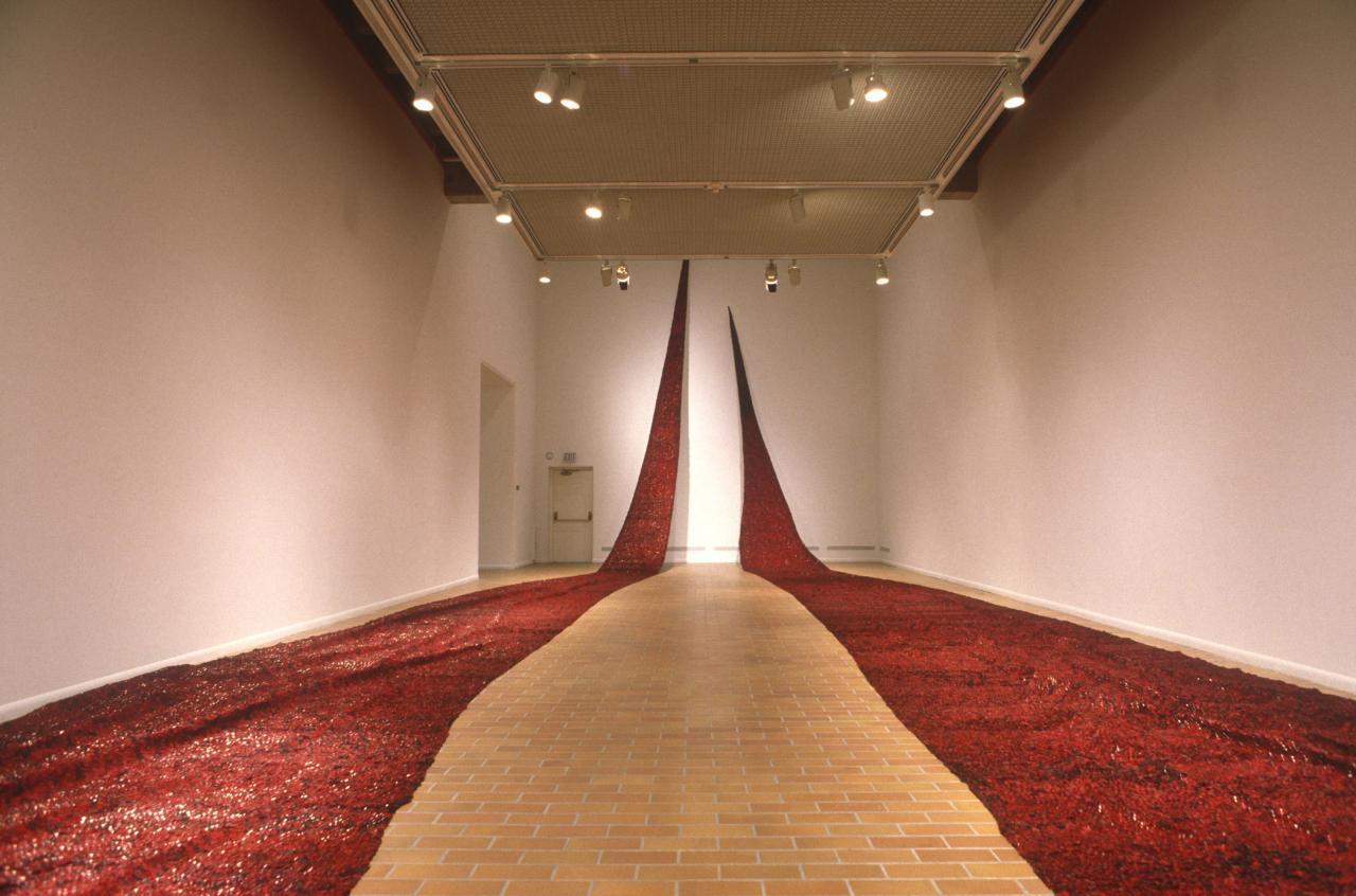 Velvet, installation view, 1995. Image courtesy of the Illingworth Kerr Gallery