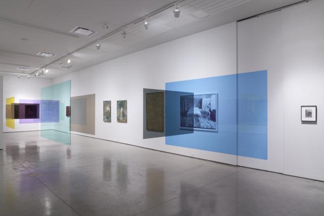 Installation view of Screen and Décor, 2013. Photo by David M. C. Miller and Petra Mala Miller. 