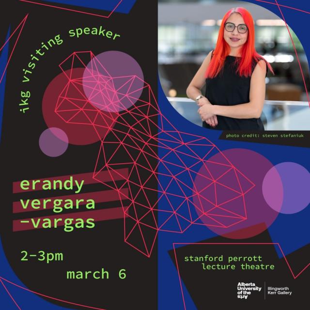 Erandy Vergara-Vargas Curatorial Talk Poster