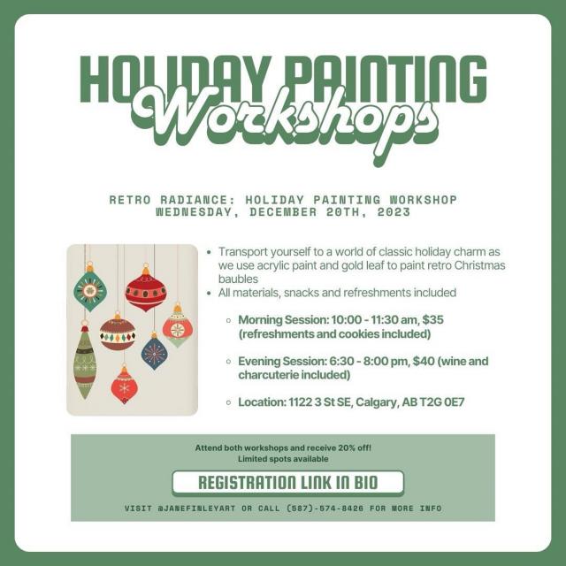 Holiday Painting Workshops