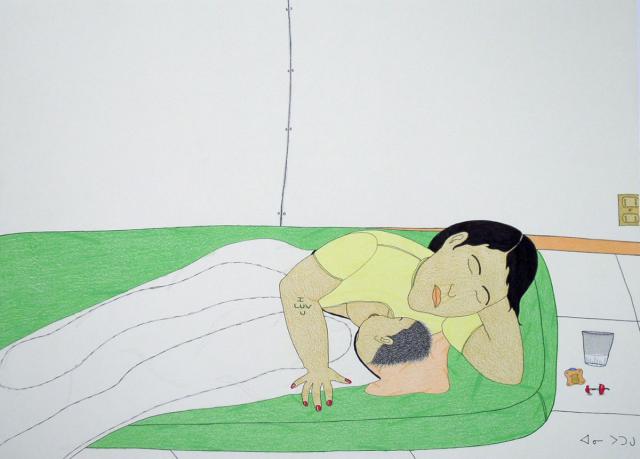 Annie Pootoogook, Installation view, 2007