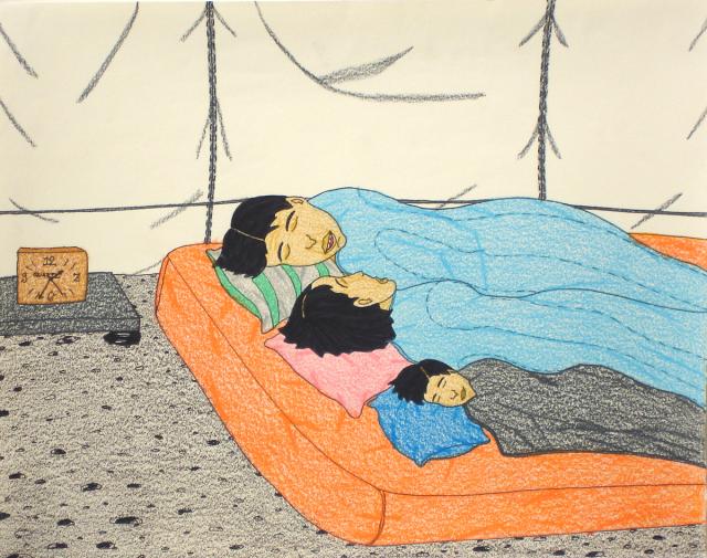 Annie Pootoogook, Installation view, 2007