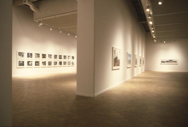 Installation view of Roy Arden Exhibition, 1998