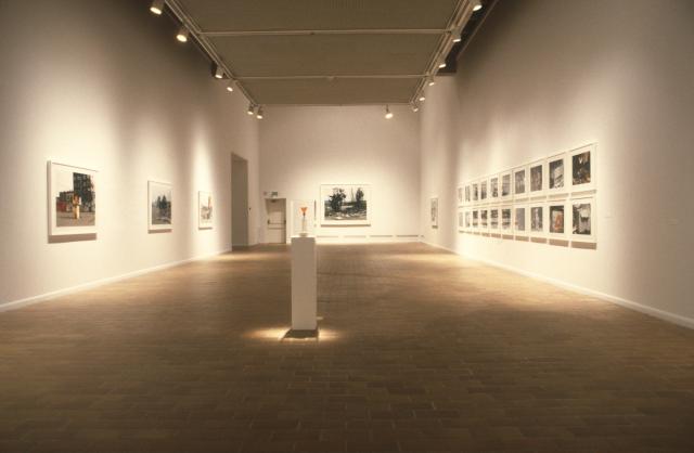 Installation view of Roy Arden Exhibition, 1998