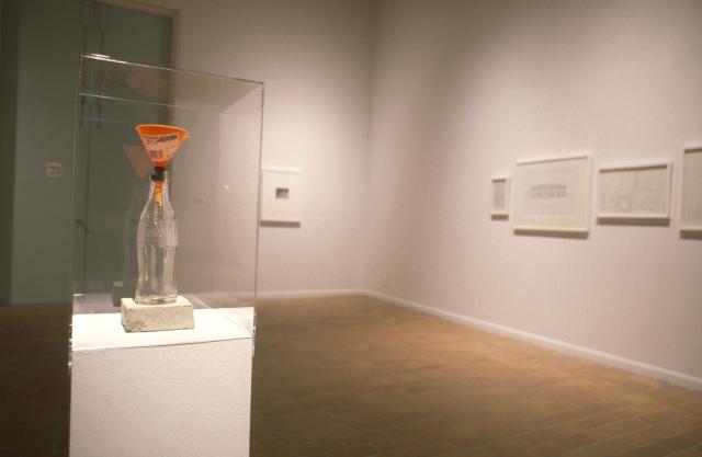 Installation view of Roy Arden Exhibition, 1998