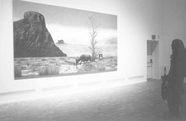 Installation View view of The People's Choice, Komar & Melamid, 1999. 