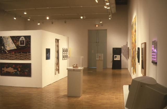 Installation view of ACAD Faculty Exhibition, 1999