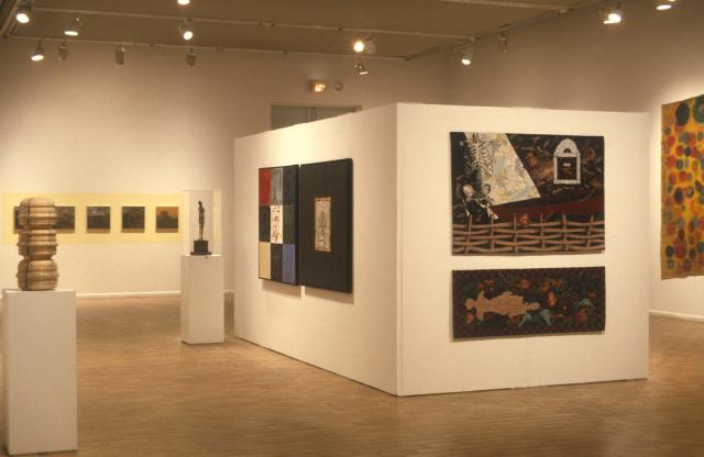 Installation view of ACAD Faculty Exhibition, 1999