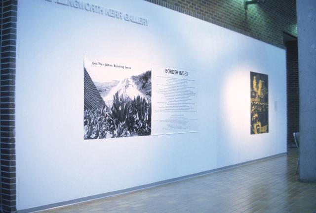 Installation view of Running Fence, Geoffrey James, 1998