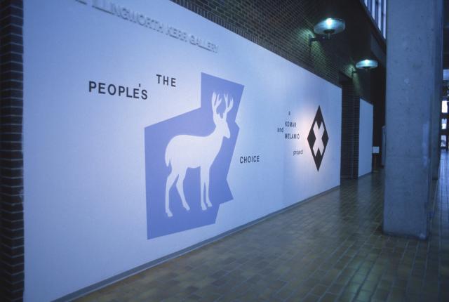 Installation View view of The People's Choice, Komar & Melamid, 1999. 