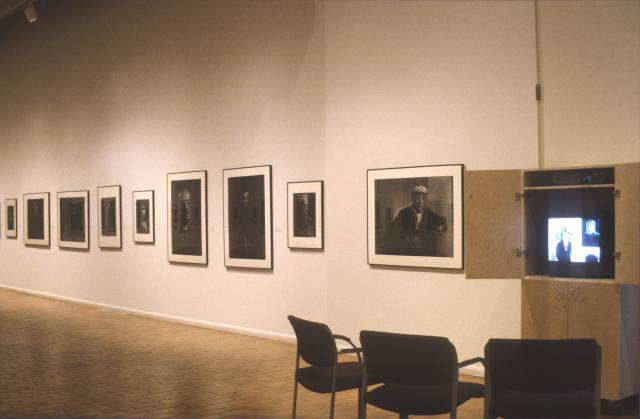 Yousuf Karsh, installation view, 2000. 