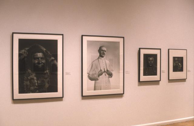 Yousuf Karsh, installation view, 2000. 