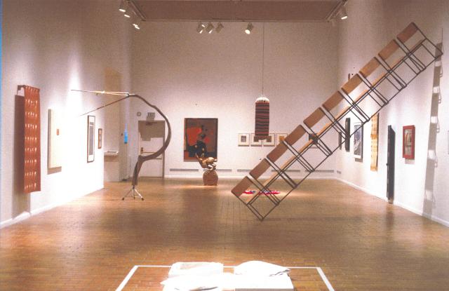 Faculty Show, installation view, 2000.