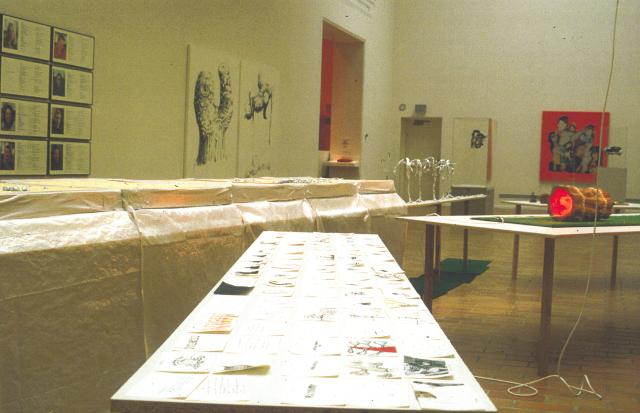 Message by Eviction, installation view, 2007