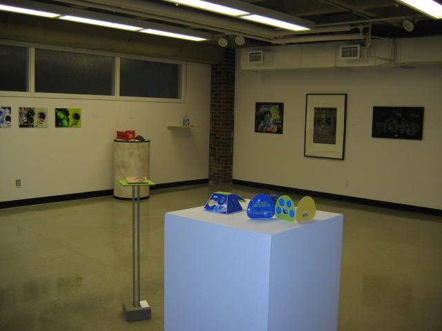 Grad Show, installation view, 2004. 