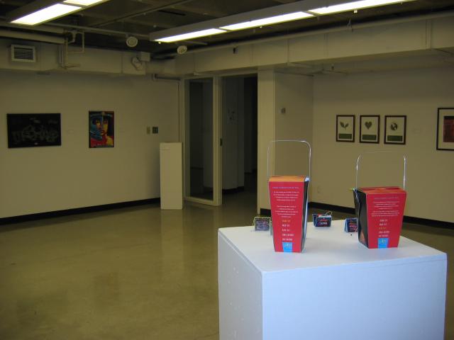 Grad Show, installation view, 2004. 