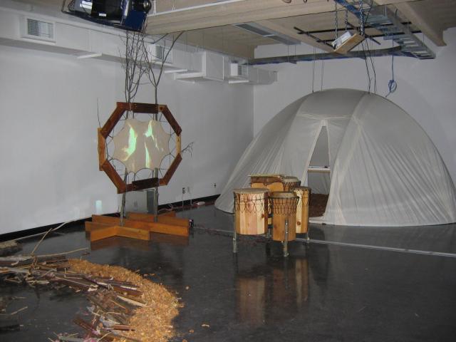 Grad Show, installation view, 2004. 