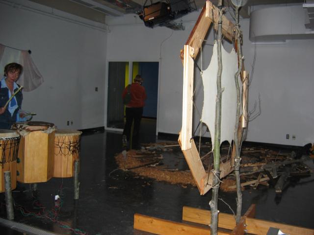 Grad Show, installation view, 2004. 