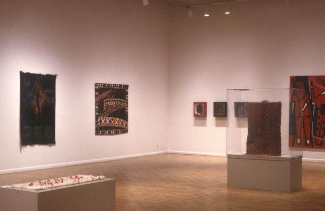 Textiles from the Collection of the Alberta Foundation for the Arts, installation view, 2001.