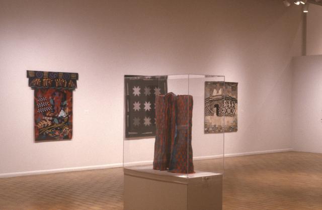 Textiles from the Collection of the Alberta Foundation for the Arts, installation view, 2001.