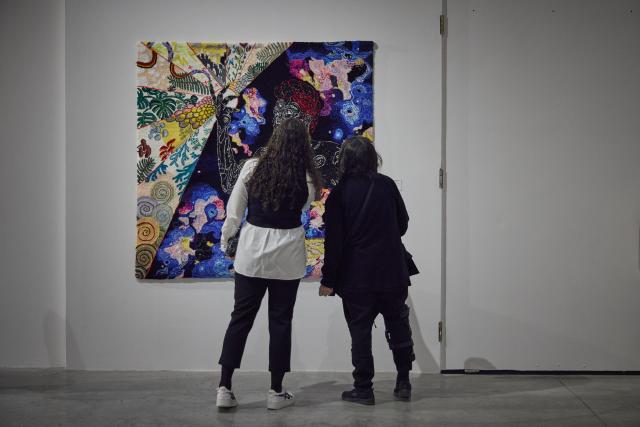 Installation view of Knowledge Made Concrete: 100 Years of Teaching and Collecting, 17 Jan — 8 Mar 2025, Illingworth Kerr Gallery, AUArts, Calgary. Photo Credit: Katy Whitt. 