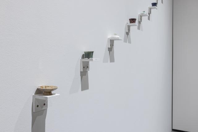 MFA Thesis Exhibition 2025, Installation view, 2025. Work by Hanxiang (Mathilda) Meng. Image courtesy of Katy Whitt.