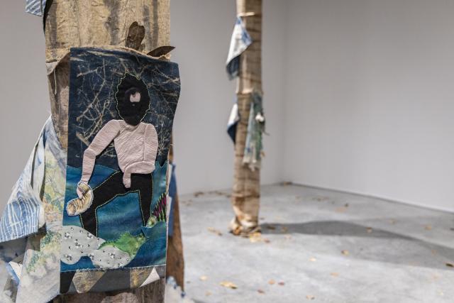 MFA Thesis Exhibition 2025, Installation view, 2025. Work by Mell Edwards. Image courtesy of Katy Whitt.