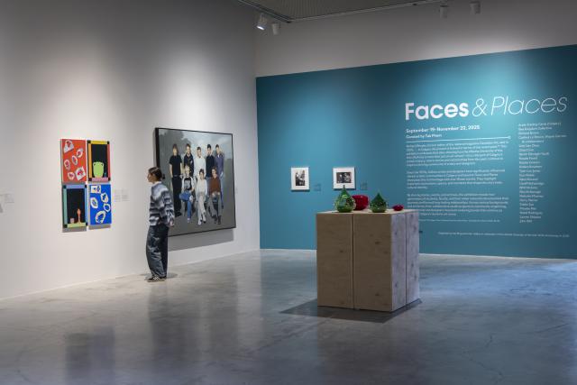Faces and Places, Installation view, 2025. Photo courtesy of Katy Whitt