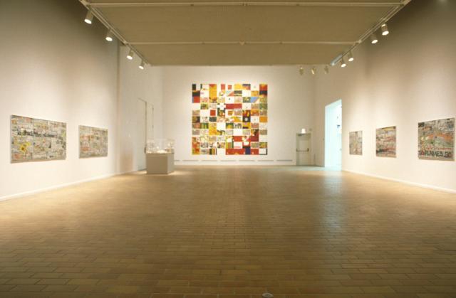 Don Mabie Aspects of Practice:1969-1996, installation view, 1996, photo courtesy of the Illingworth Kerr Gallery