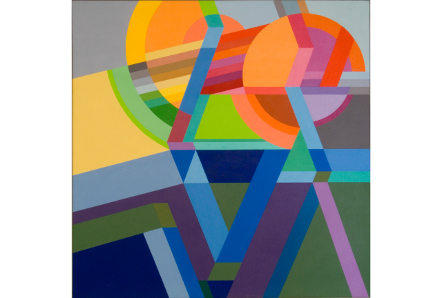 Stanley Day, Acceleration, 1971. Acrylic on Canvas. 