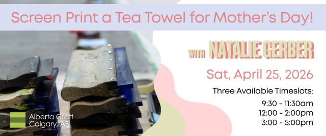 Screenprint a Tea Towel