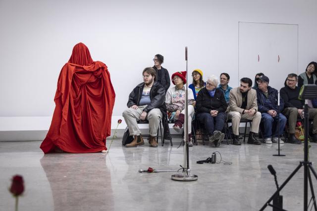Conundra performed by Emily Promise Allison, 2026. Image courtesy of Katy Whitt. 
