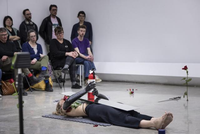 Conundra performed by Emily Promise Allison, 2026. Image courtesy of Katy Whitt. 