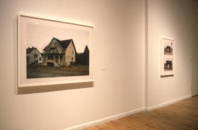 Installation view of Roy Arden Exhibition, 1998