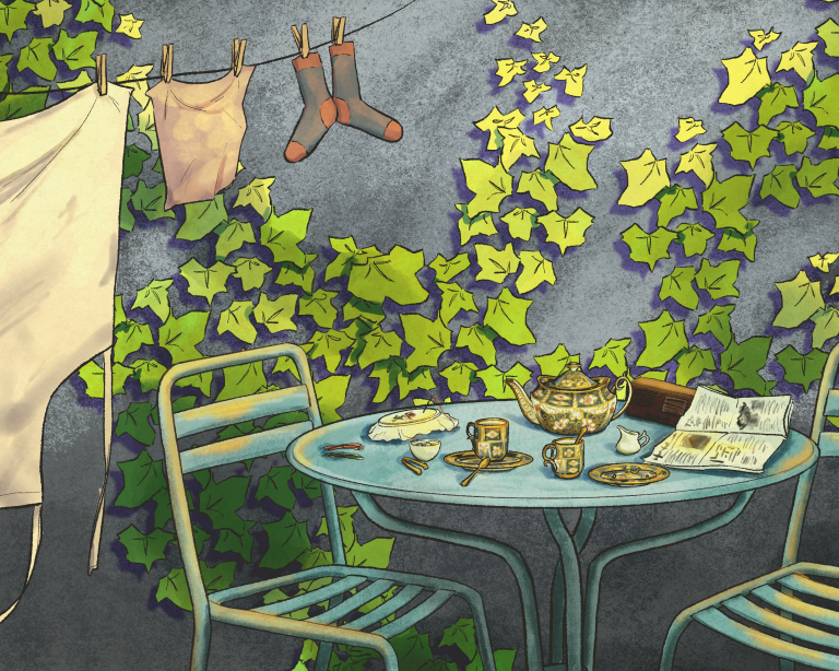 Abbey Leach, Tea in the Garden