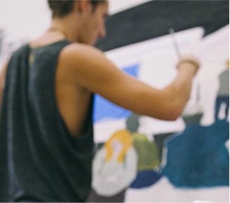 artist painting artist painting